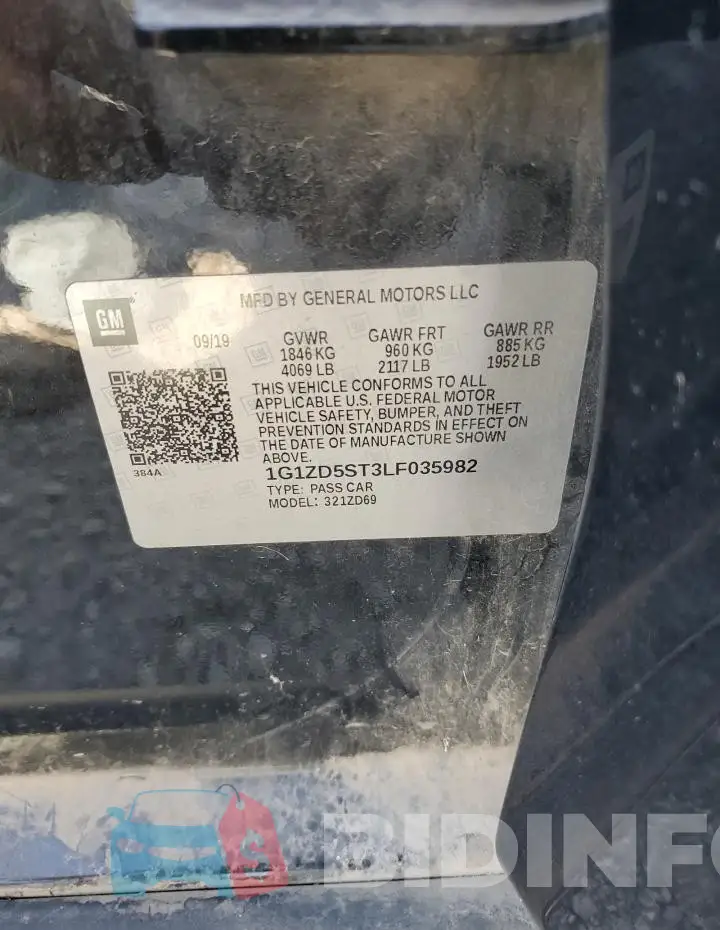 1G1ZD5ST3LF035982 Photo# 13