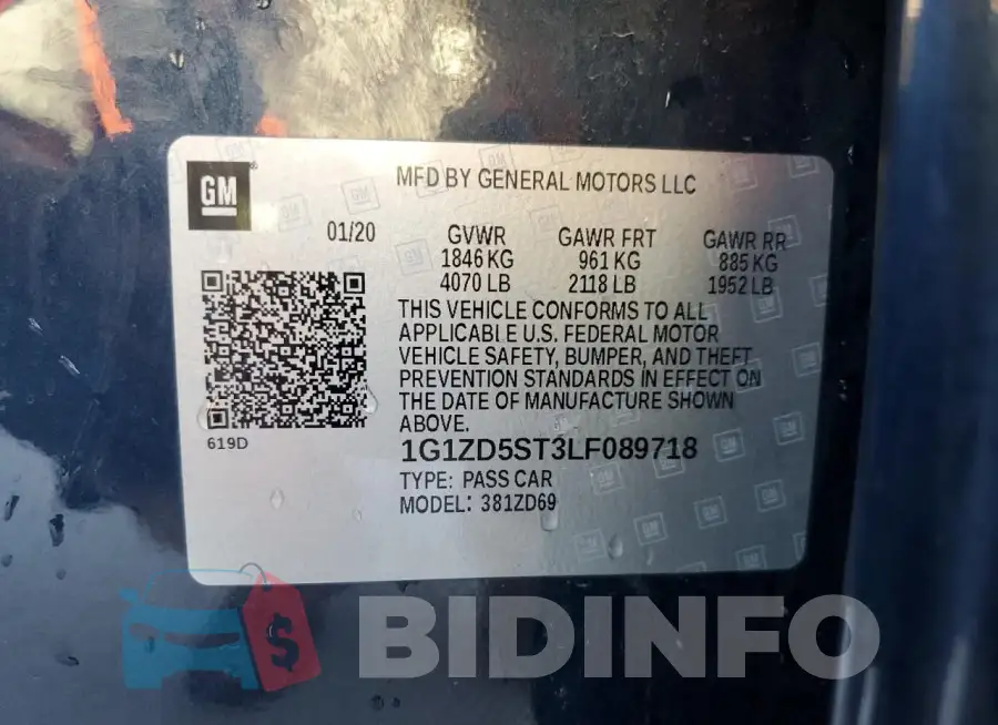1G1ZD5ST3LF089718 Photo# 13