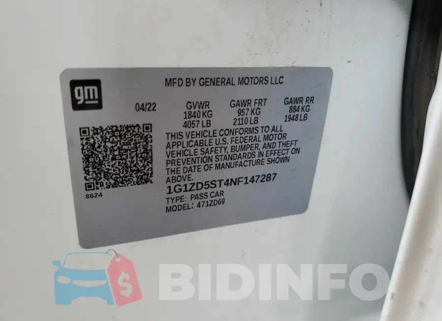1G1ZD5ST4NF147287 Photo# 13