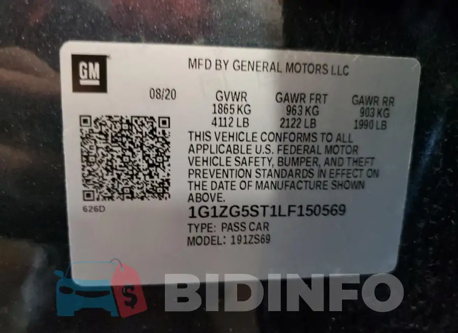 1G1ZG5ST1LF150569 Photo# 12