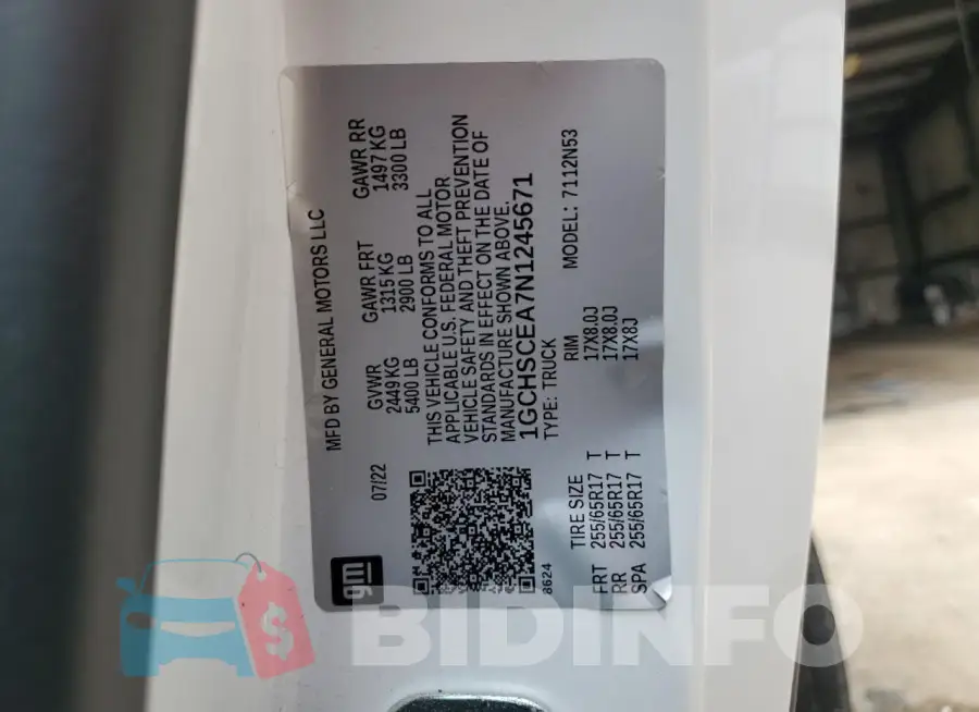 1GCHSCEA7N1245671 Photo# 12