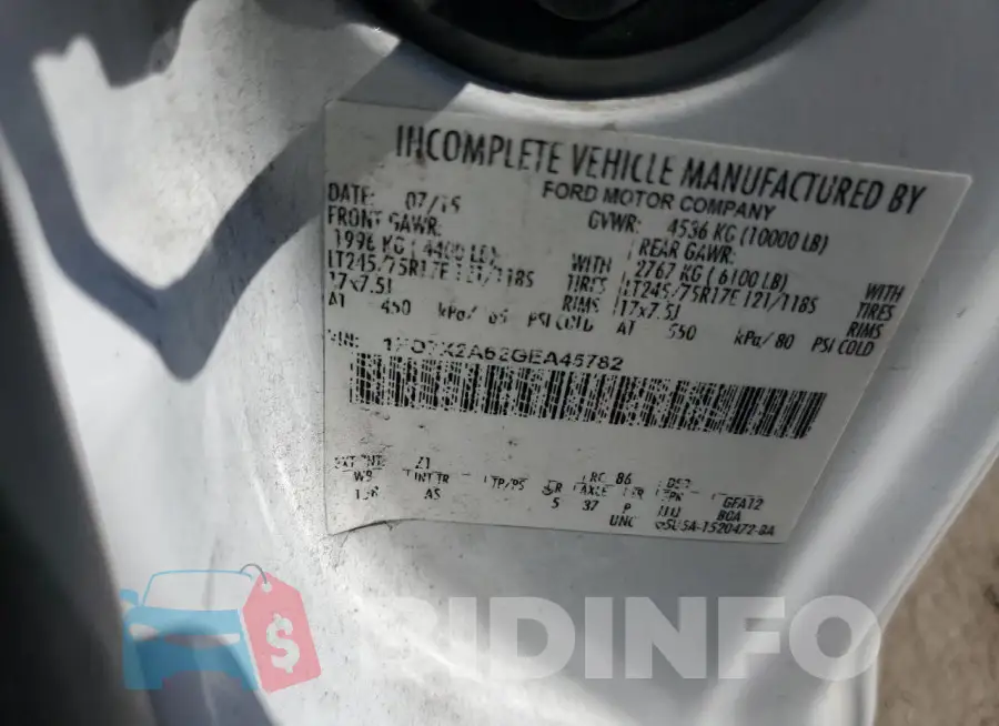 1FD7X2A62GEA45782 Photo# 12
