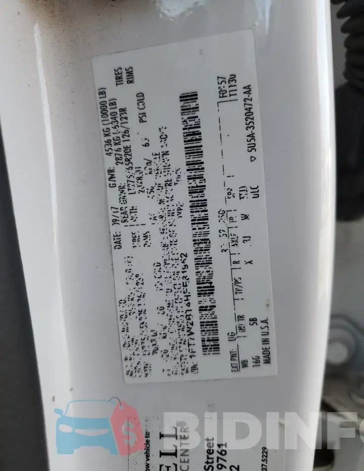 1FT7W2BT4HEE81952 Photo# 12