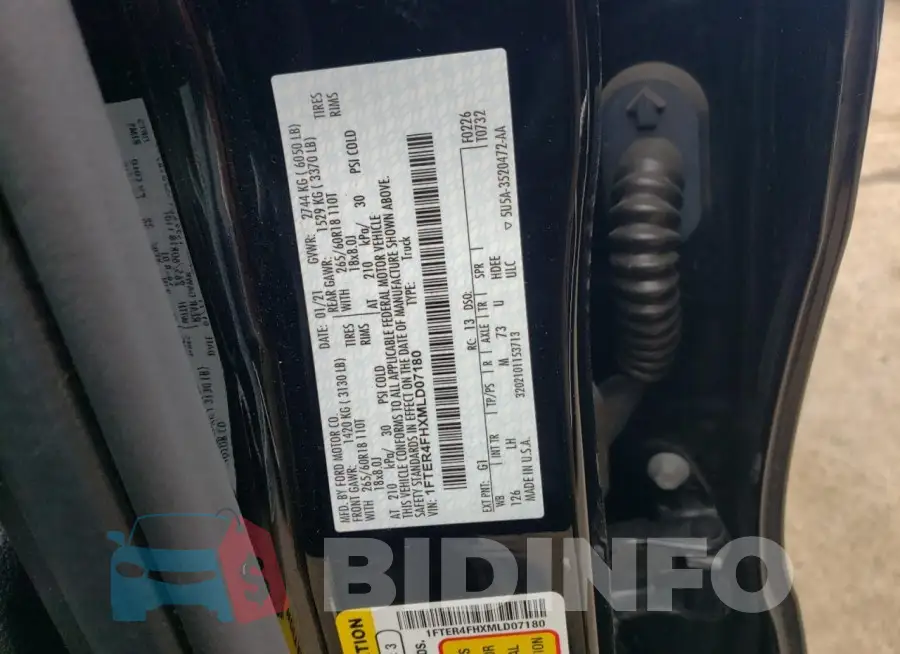 1FTER4FHXMLD07180 Photo# 12