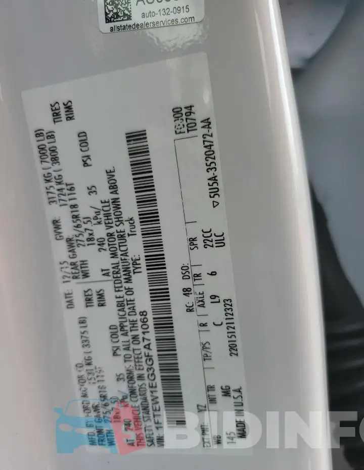 1FTEW1EG3GFA71068 Photo# 12