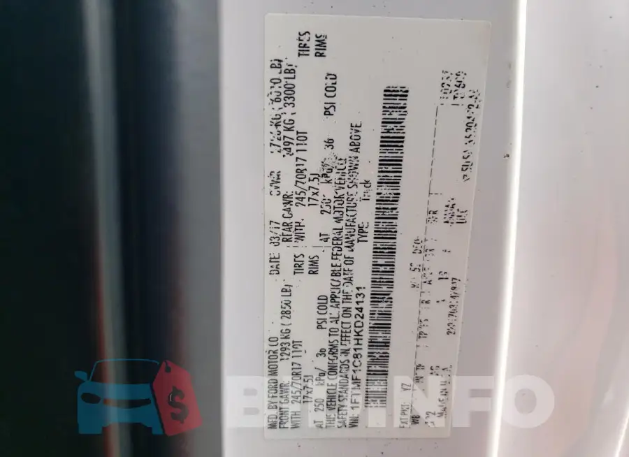 1FTMF1C81HKD24131 Photo# 12