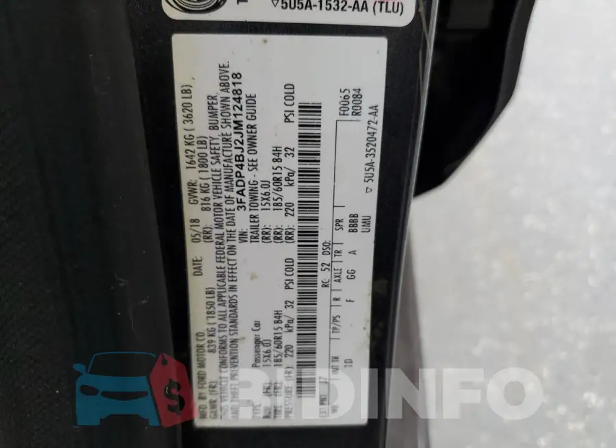 3FADP4BJ2JM124818 Photo# 12