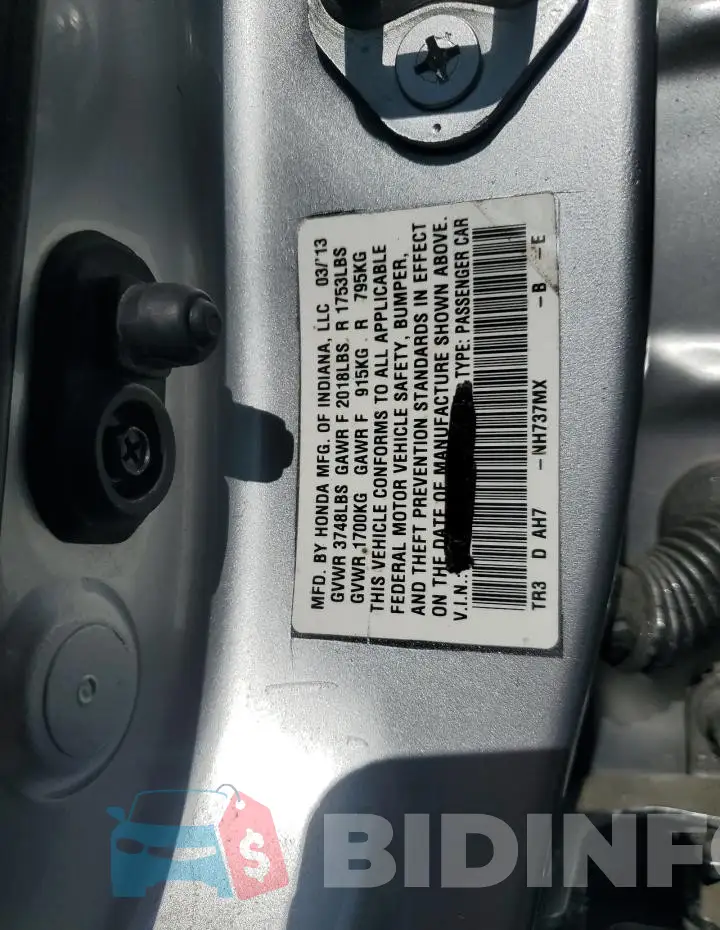 19XFB2F7XFE049534 Photo# 12