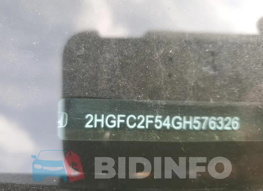 2HGFC2F54GH576326 Photo# 12