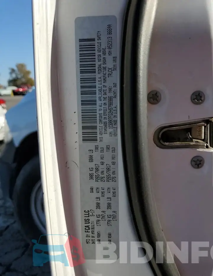 1C6RR7FG2HS798986 Photo# 12