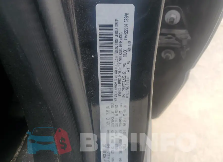 1C6SRFDT8LN281081 Photo# 12