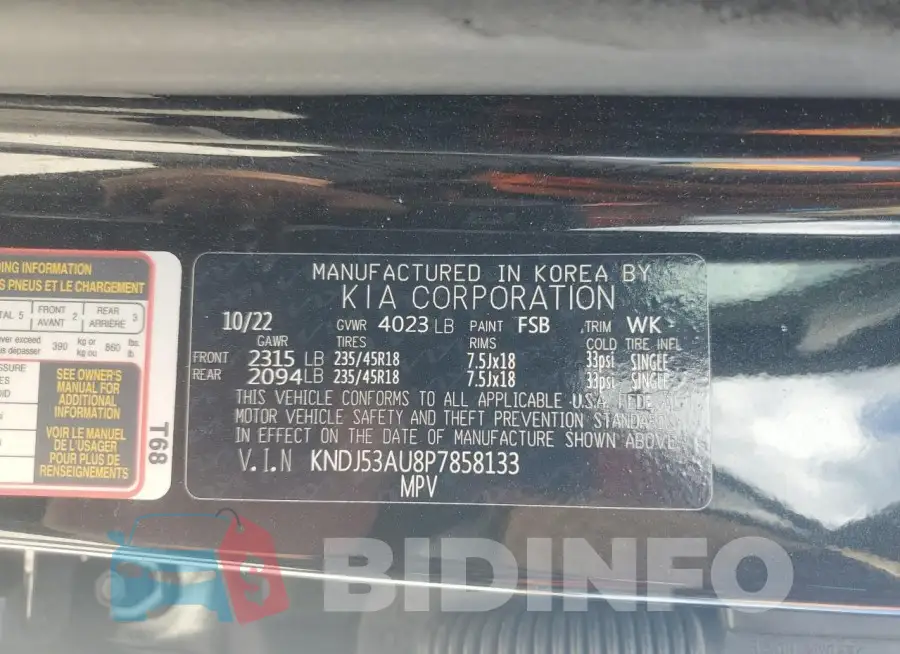 KNDJ53AU8P7858133 Photo# 12
