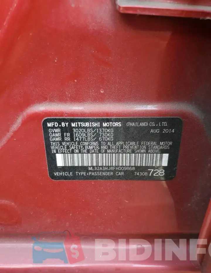 ML32A3HJ8FH009868 Photo# 13