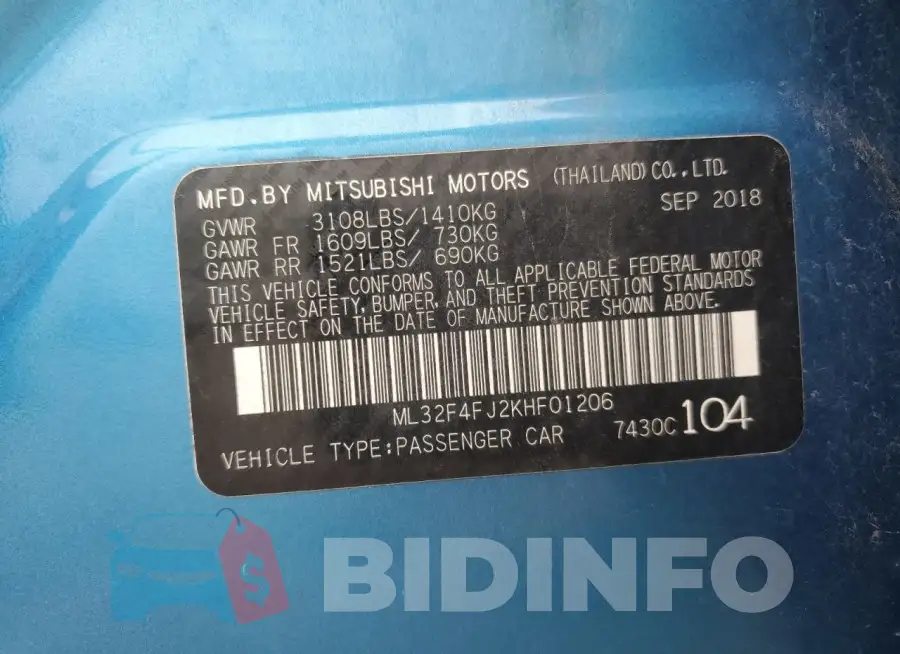 ML32F4FJ2KHF01206 Photo# 12