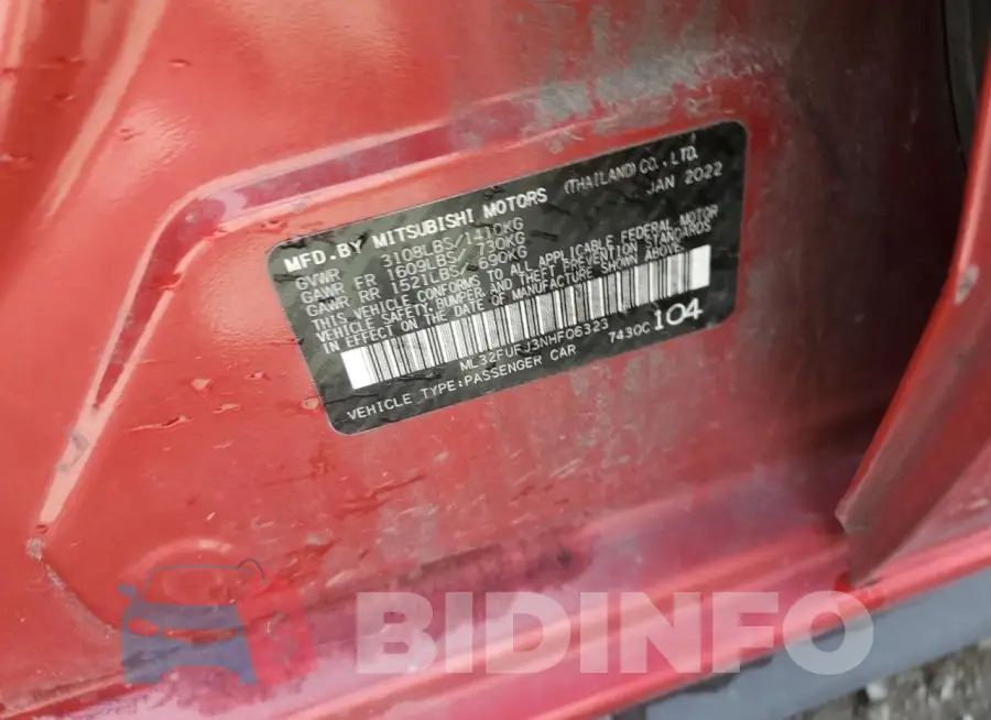 ML32FUFJ3NHF06323 Photo# 12