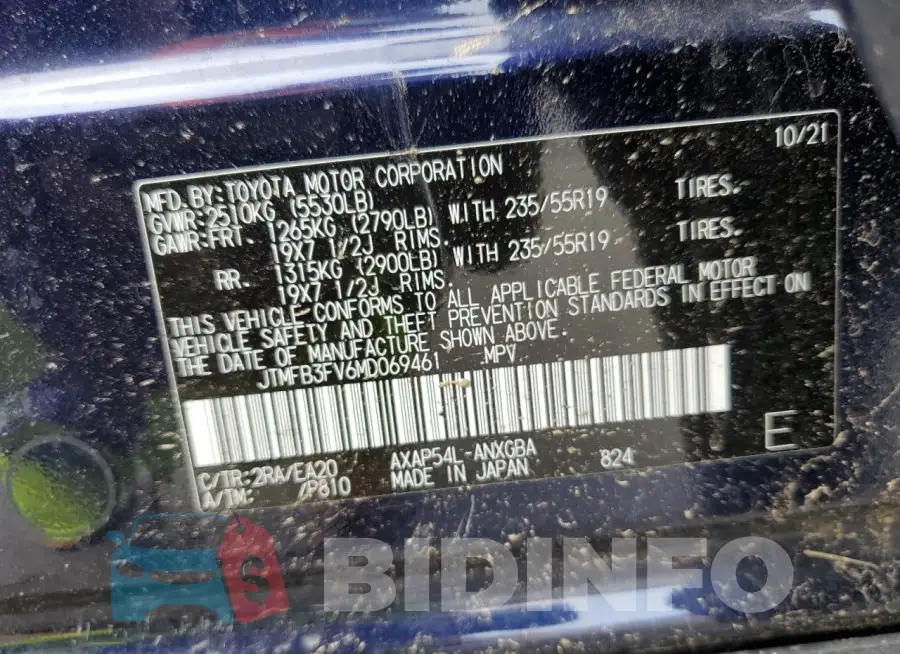 JTMFB3FV6MD069461 Photo# 14
