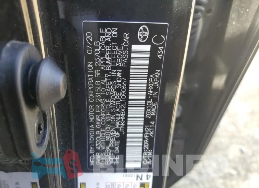 JTNKHMBX2L1090667 Photo# 12