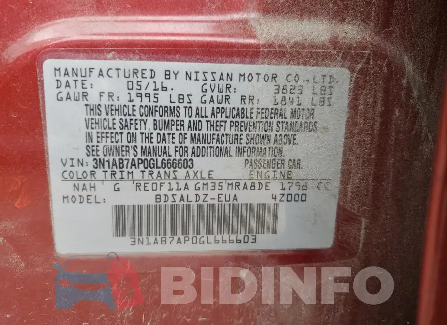 3N1AB7AP0GL666603 Photo# 13