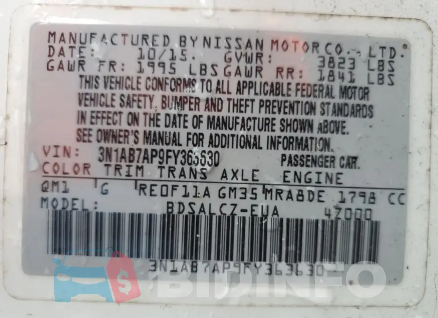 3N1AB7AP9FY363630 Photo# 12