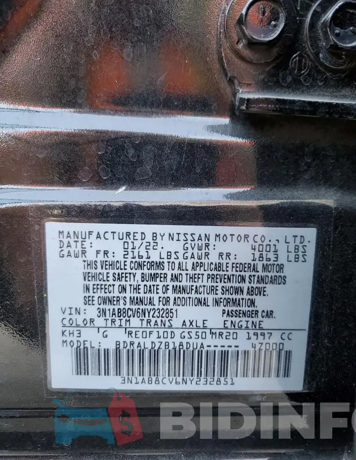 3N1AB8CV6NY232851 Photo# 12