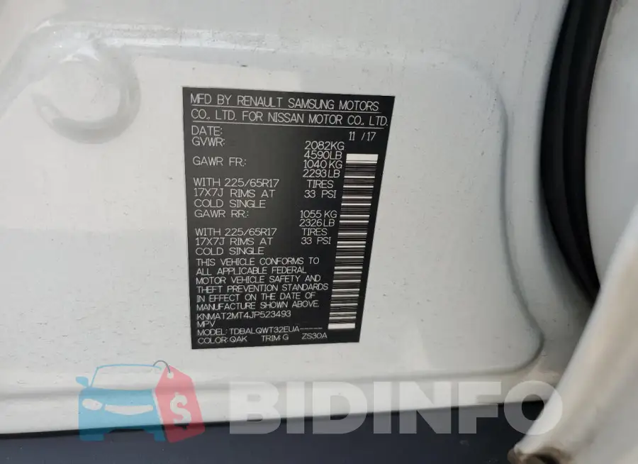 KNMAT2MT4JP523493 Photo# 14