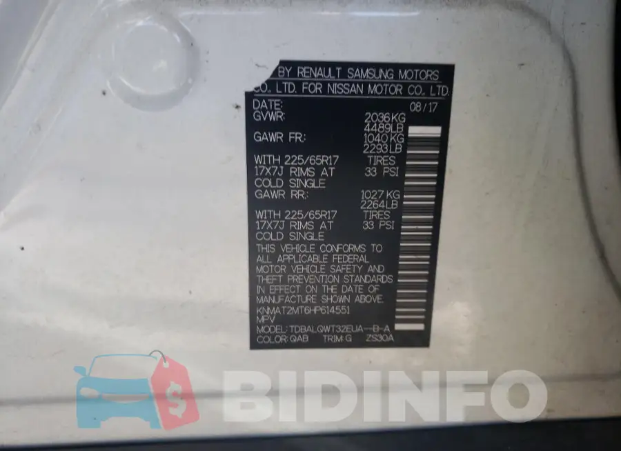 KNMAT2MT6HP614551 Photo# 12