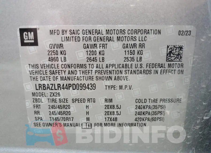 LRBAZLR44PD099439 Photo# 13