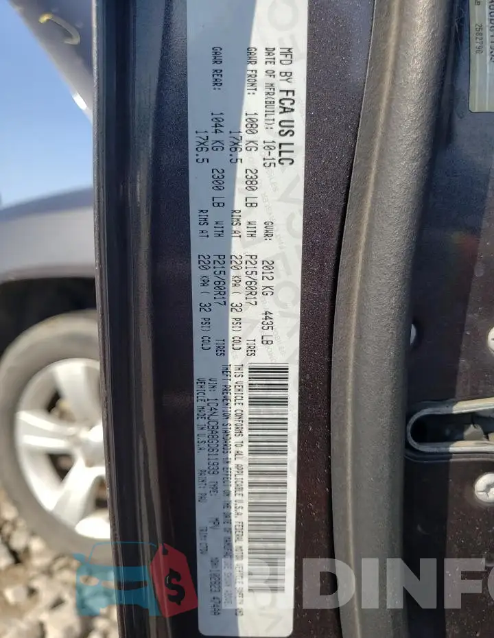 1C4NJCBA8GD611939 Photo# 13