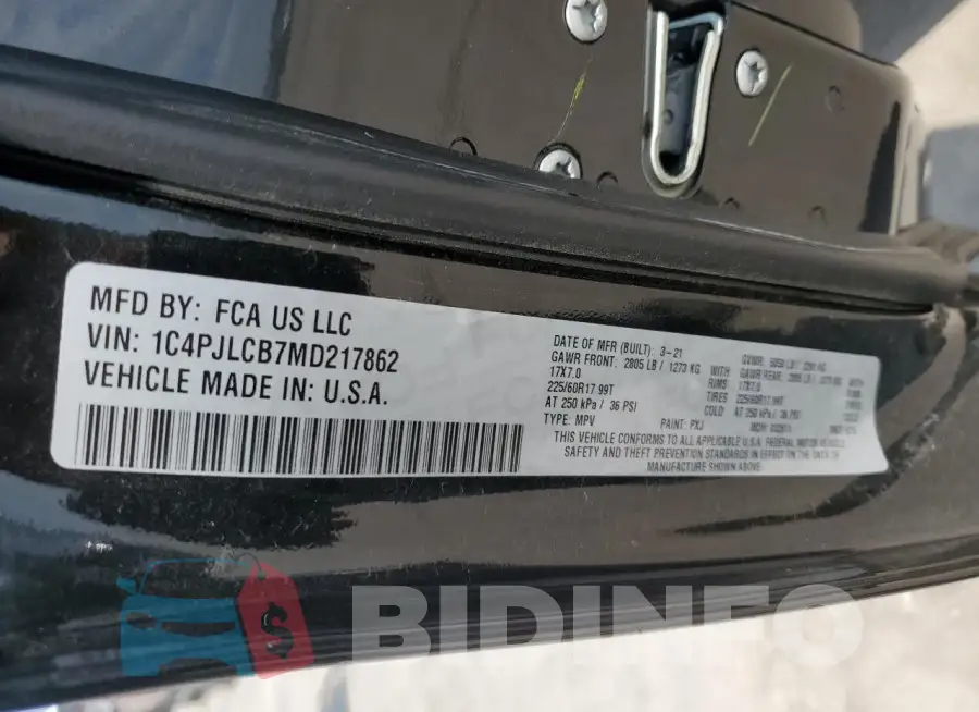 1C4PJLCB7MD217862 Photo# 12