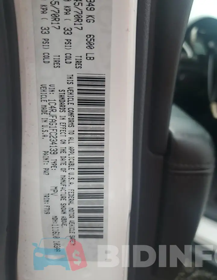 1C4RJFAG1FC234139 Photo# 12