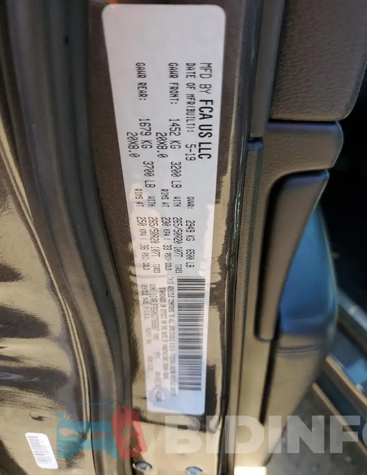 1C4RJFBG0KC756687 Photo# 13