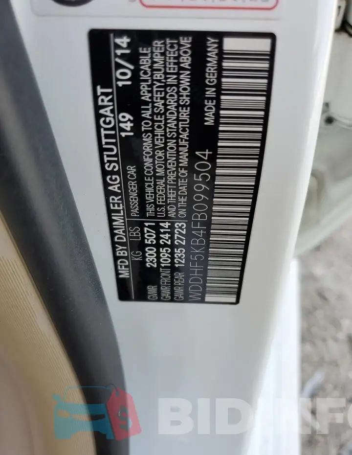 WDDHF5KB4FB099504 Photo# 12
