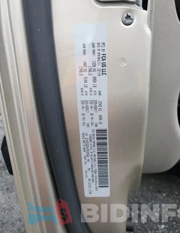 2C4RDGBGXFR599566 Photo# 13