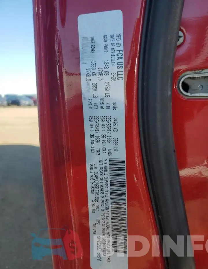 3C4PDCAB5LT201906 Photo# 13