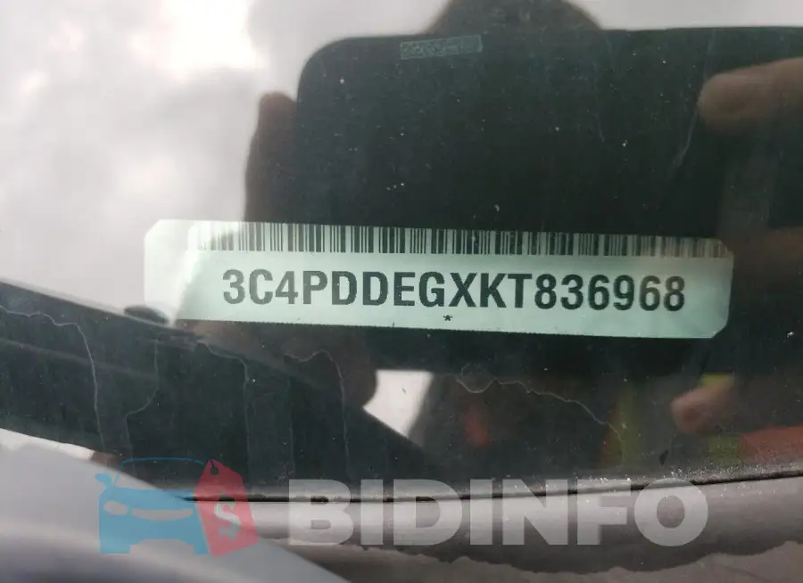 3C4PDDEGXKT836968 Photo# 13