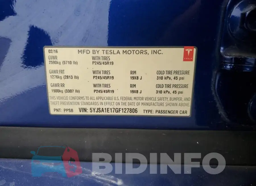 5YJSA1E17GF127806 Photo# 12