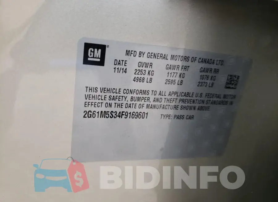 2G61M5S34F9169601 Photo# 13