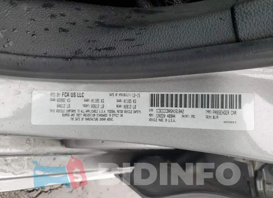 1C3CCCCB0GN161842 Photo# 12