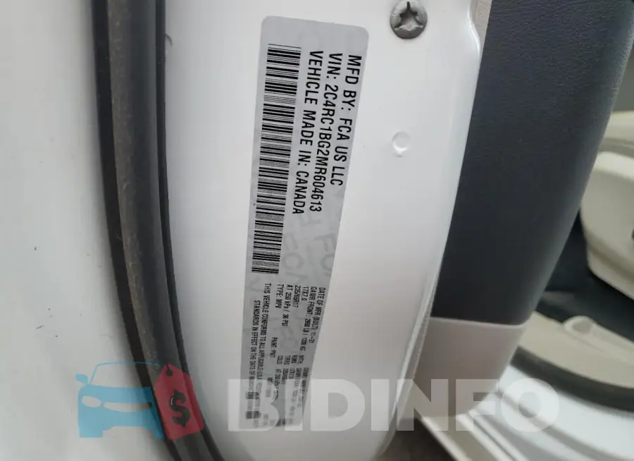 2C4RC1BG2MR604613 Photo# 14