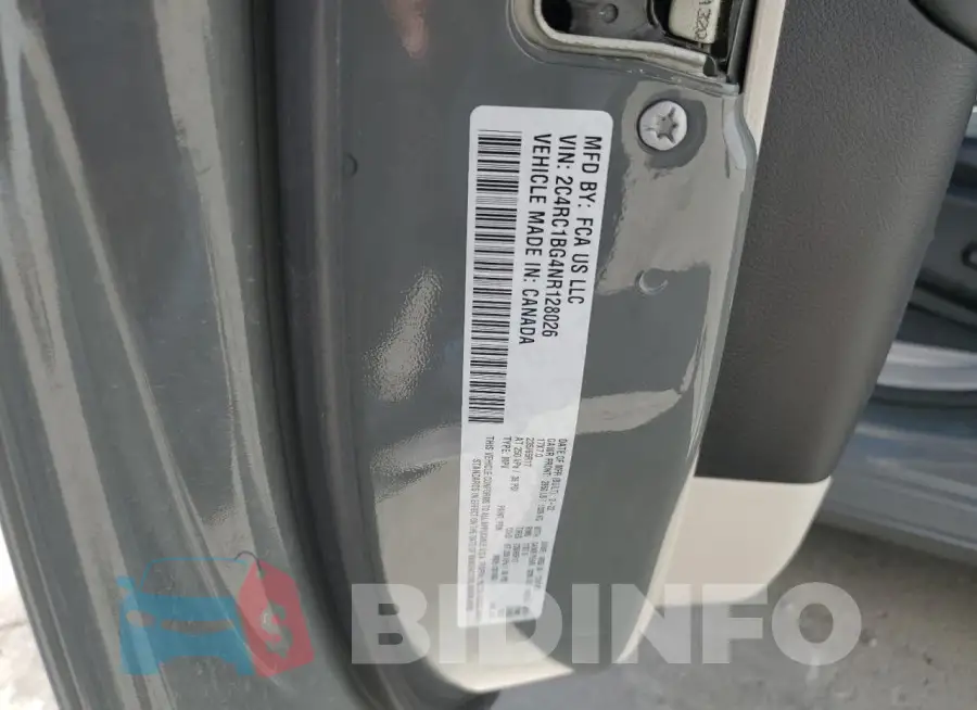 2C4RC1BG4NR128026 Photo# 12