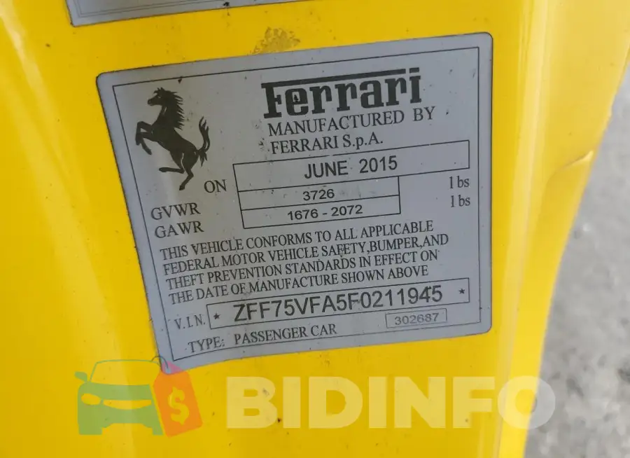 ZFF75VFA5F0211945 Photo# 12
