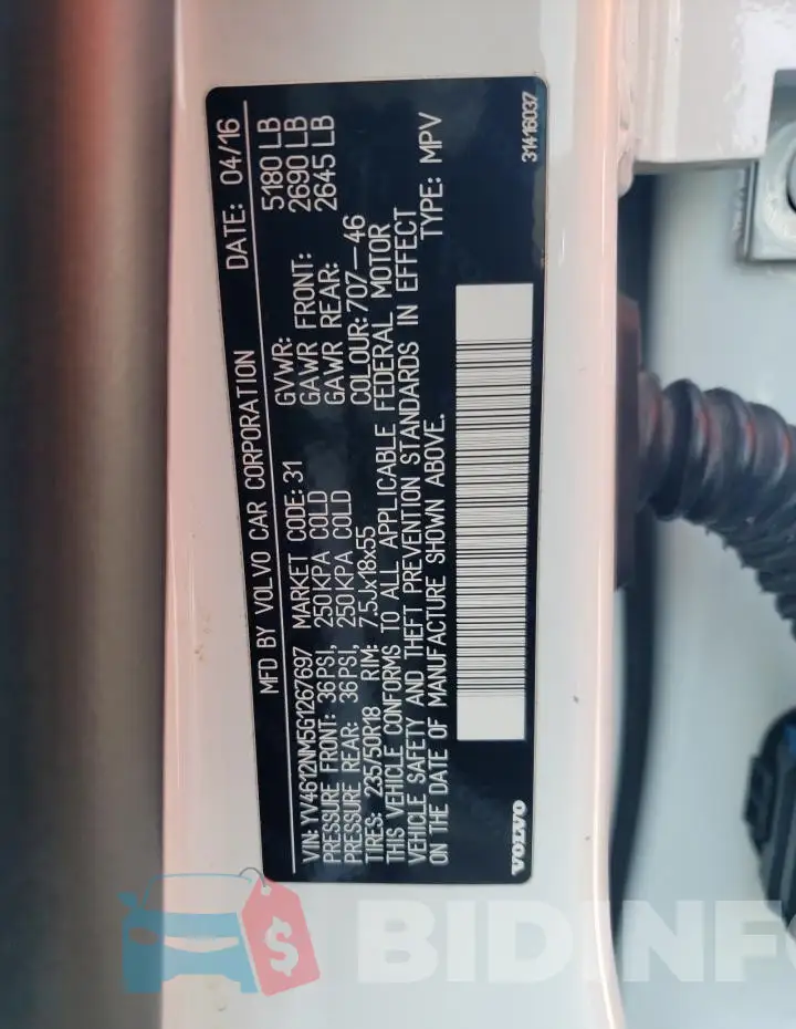YV4612NM5G1267697 Photo# 13