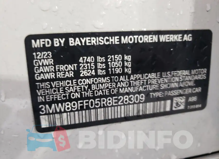 3MW89FF05R8E28309 Photo# 13