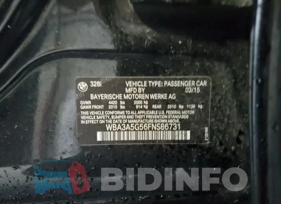 WBA3A5G56FNS86731 Photo# 12