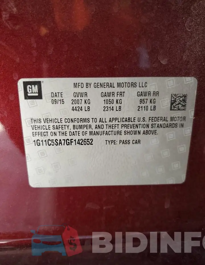 1G11C5SA7GF142652 Photo# 13