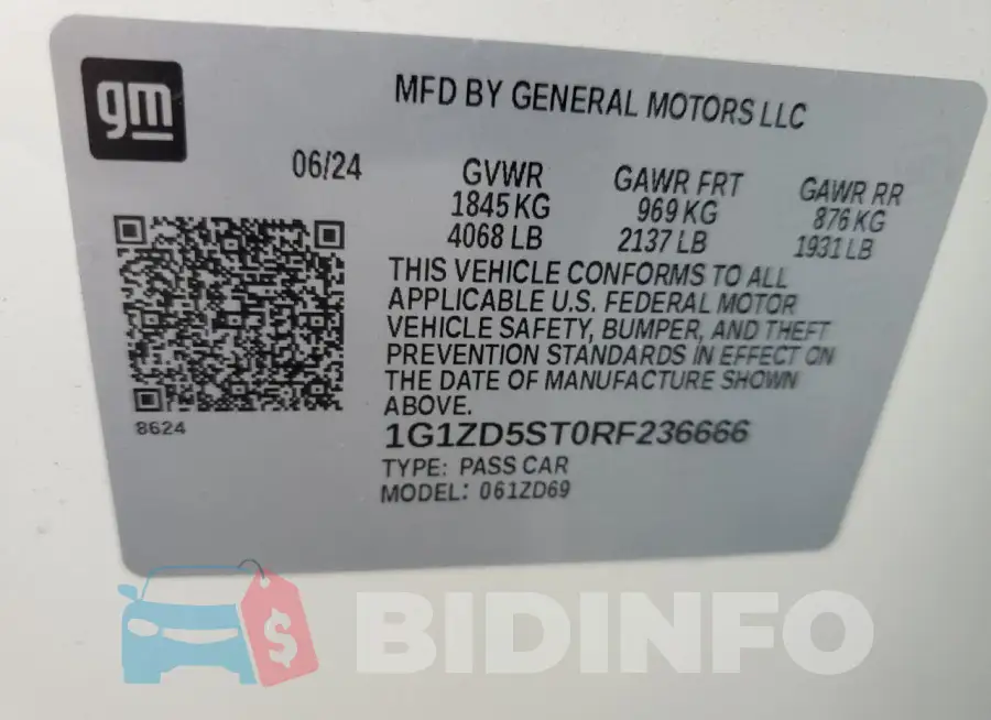 1G1ZD5ST0RF236666 Photo# 12