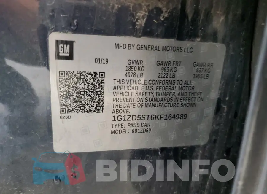 1G1ZD5ST6KF164989 Photo# 12