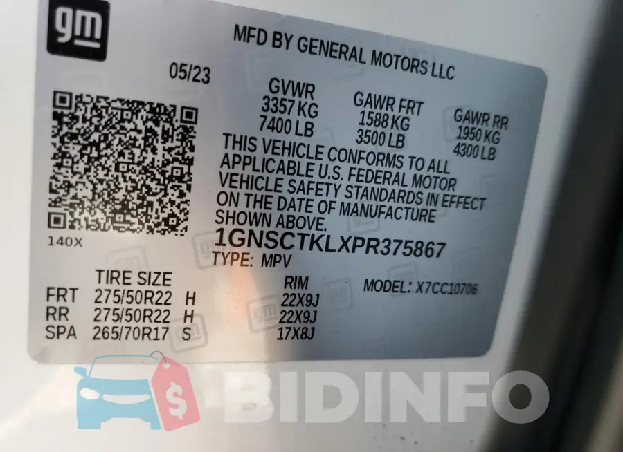 1GNSCTKLXPR375867 Photo# 13