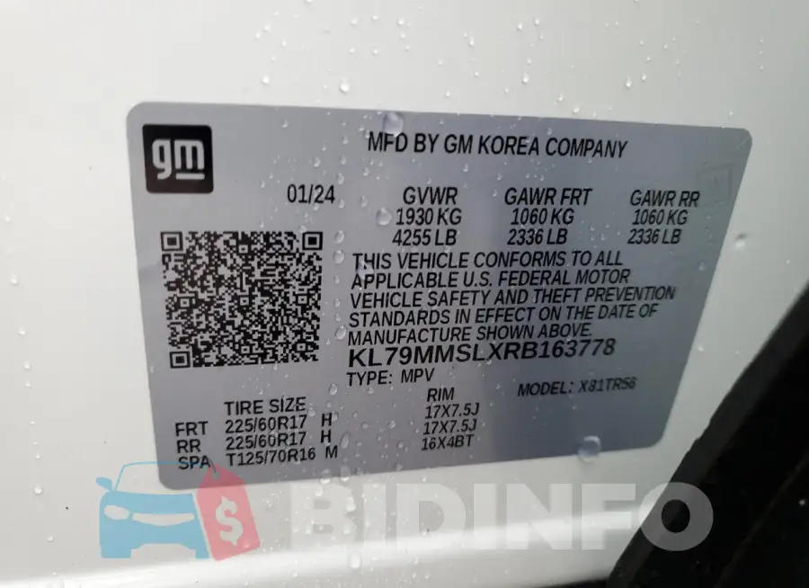 KL79MMSLXRB163778 Photo# 13