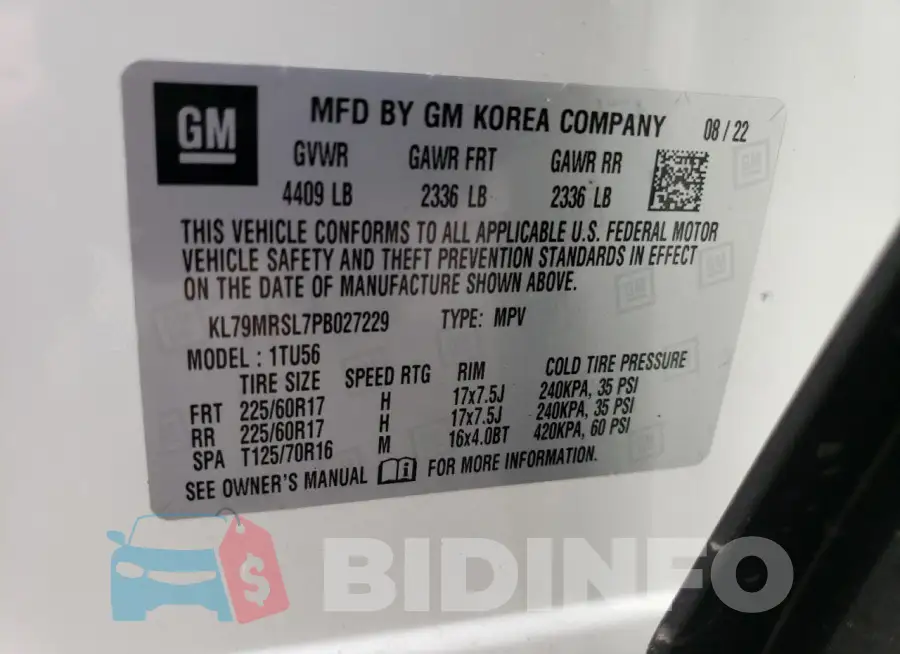 KL79MRSL7PB027229 Photo# 13